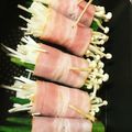 BORDER25's cooksnap of when they made お弁当に☆オクラとえのきのベーコン巻き☆.