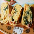 もんすけまま's cooksnap of when they made お弁当に♪ほうれん草とベーコンの卵焼き.