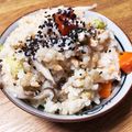 ここるん☆'s cooksnap of when they made 秋野菜の彩り五目炊き込みご飯.