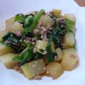 みにまめ's cooksnap of when they made 甘辛絶品♡大根の肉味噌炒め.