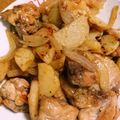 ひこたん☆'s cooksnap of when they made 鶏肉とジャガイモのガーリックバター炒め.