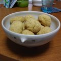 さきん19's cooksnap of when they made ワンボールで簡単もっちりおからボール♥.