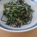 柊さくら's cooksnap of when they made 簡単一品！春菊とツナのマヨポン和え♪.
