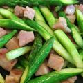 匙太郎's cooksnap of when they made ☆巻かないアスパラベーコン☆.