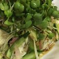 kopimama's cooksnap of when they made オリーブとみょうがのエスニック豆腐サラダ.