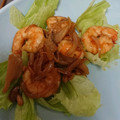 usausakana's cooksnap of when they made 簡単 美味しい 舞茸 海老のバターソテー.