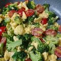 こちみ's cooksnap of when they made トマトとブロッコリーのシンプル卵炒め.