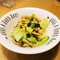 MIHOママ♥'s cooksnap of when they made 青梗菜としめじの卵炒め.