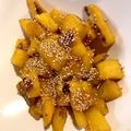 リュージュ☆'s cooksnap of when they made 安納芋でフライパンで簡単大学芋☆.