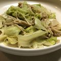 Nycのぶ's cooksnap of when they made レタスとえのきのレンチン.