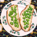 ayakaL7's cooksnap of when they made 冷凍枝豆で☆枝豆マヨトースト.