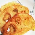 手作り★ママ's cooksnap of when they made カレー味☆かぼちゃとれんこんの天ぷら.