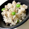 noriko912's cooksnap of when they made 枝豆と塩昆布のもち麦入り混ぜご飯.