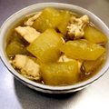 みどすけ☆'s cooksnap of when they made 冬瓜と鶏胸肉の煮物.