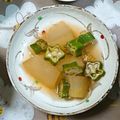 amarala's cooksnap of when they made 冬瓜のオクラあんかけ.