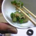 とら＆とららのママ's cooksnap of when they made オクラの明太子和え.