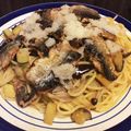 岡村キャンベル's cooksnap of when they made さんまパスタ.