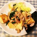 のこ0215's cooksnap of when they made 豚バラ豆腐とにらのうま塩炒め.