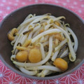 mmameco's cooksnap of when they made なめこともやしの塩こんぶ和え❀.