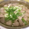 pan1's cooksnap of when they made 秋の味覚を贅沢に！サンマのつみれ汁.