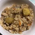 emi_87＊'s cooksnap of when they made 私流　甘～い栗ご飯.