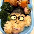 ALPHARDと180SX's cooksnap of when they made 『ミニひょっこりはん♪』おにぎり弁当♡.