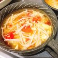 ぴよぼなーら's cooksnap of when they made トマトとエノキの簡単かき卵コンソメスープ.