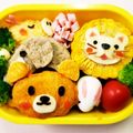 〜お鶴〜's cooksnap of when they made キャラ弁✩動物弁当✩動物園へ.