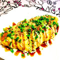 はるじょんママ's cooksnap of when they made 豚キャベもやしのとん平焼き。.