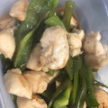 やーしー's cooksnap of when they made 昔懐かしい～！ささみとピーマンの煮物.