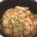 白猫のママ's cooksnap of when they made 鶏団子と白菜の煮物.