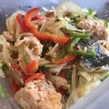honeyrock's cooksnap of when they made 鮭と玉ねぎ＊ヘルシーさっぱり漬け.