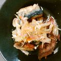 クックKIO1IW☆'s cooksnap of when they made 酢橘の香りで頂く秋刀魚の南蛮漬け.