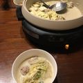 A☆Ｙ's cooksnap of when they made 鶏と白菜のとろ～り豆乳鍋♪.