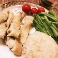 パンプキンぱん's cooksnap of when they made 炊飯器☆簡単☆シンガポールチキンライス♪.