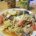 okazakana's cooksnap of when they made 鯖缶とトマトとキャベツのオイルパスタ.