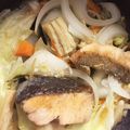 ふなっし～'s cooksnap of when they made 鮭の味噌マヨちゃんちゃん焼き.