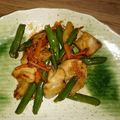 acco13's cooksnap of when they made 鶏肉と絹さやのハニーマスタード炒め.