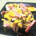 そらいろ猫's cooksnap of when they made キクラゲとベーコンの卵炒め.