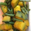 ピーペーママ's cooksnap of when they made 〔常備菜〕簡単♪カボチャとインゲンの煮物.