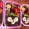 yuiyui0405's cooksnap of when they made チーズでワンポイント☆ダッフィーキャラ弁.