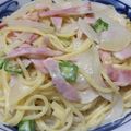 クックAPPFLA☆'s cooksnap of when they made 新玉ねぎとベーコンのクリームパスタ.