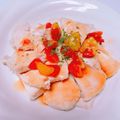 ch0min's cooksnap of when they made レンジで簡単！鶏むね肉の甘酢トマトソース.