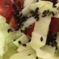 ma___111's cooksnap of when they made プチトマトとキャベツのごま和え♪.