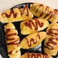 りkako's cooksnap of when they made 簡単♡手ごねウインナーパン.