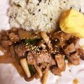 ばやし's cooksnap of when they made 豚肉としめじのおろし炒めdeワンプレート.