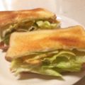 papikun's cooksnap of when they made 我が家の朝ごはん・トーストサンド.