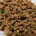 料理初心者まま's cooksnap of when they made 超簡単！作りおき万能甘辛挽き肉炒め♪.