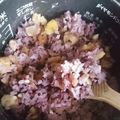 チコリママ's cooksnap of when they made 手で皮をぱっくりむいて作る☆栗ごはん.