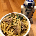 ごりぼるた's cooksnap of when they made 簡単＆絶品♡ほうれん草と牛肉の和風パスタ.